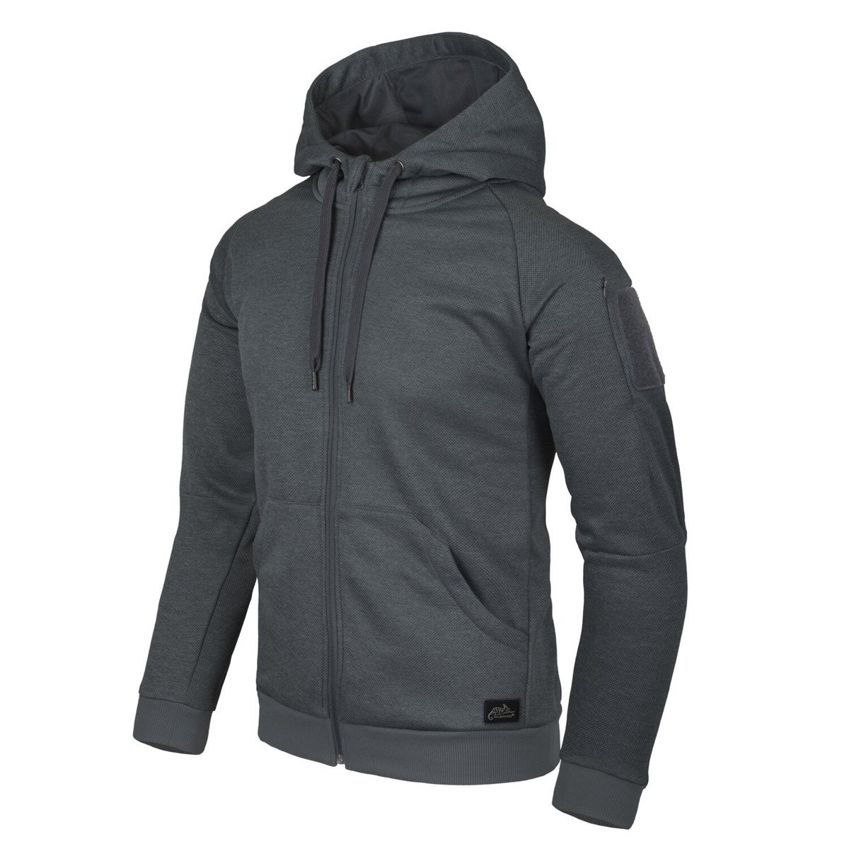 Jacket Urban Hoodie Helikon-Tex Fullzip Μελανζέ Μαύρο-Γκρι | www.lightgear.gr