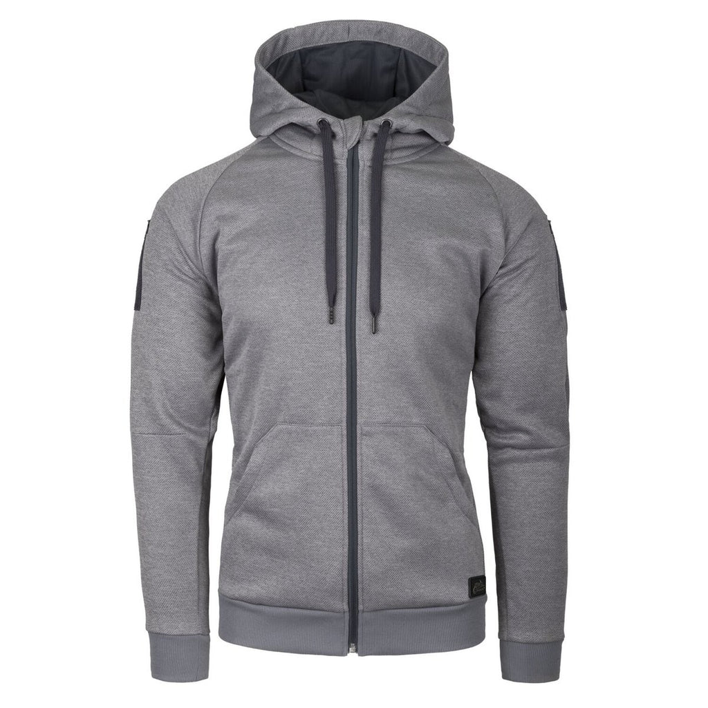 Jacket Urban Hoodie Helikon-Tex Fullzip Μελανζέ Μαύρο-Γκρι | www.lightgear.gr