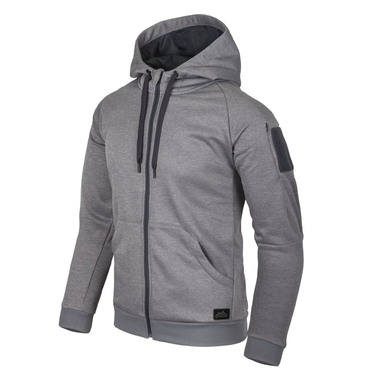 Jacket Urban Hoodie Helikon-Tex Fullzip Melange Γκρι | www.lightgear.gr
