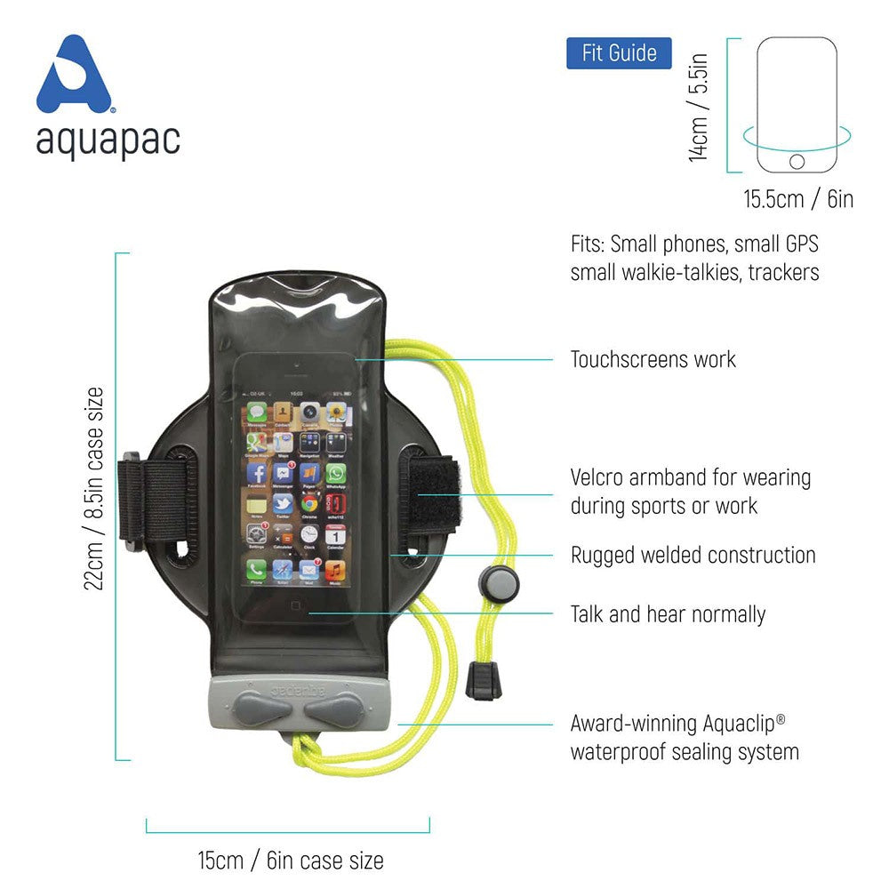 Αδιάβροχη Θήκη Μπράτσου Aquapac Μεγάλη 218 | www.lightgear.gr