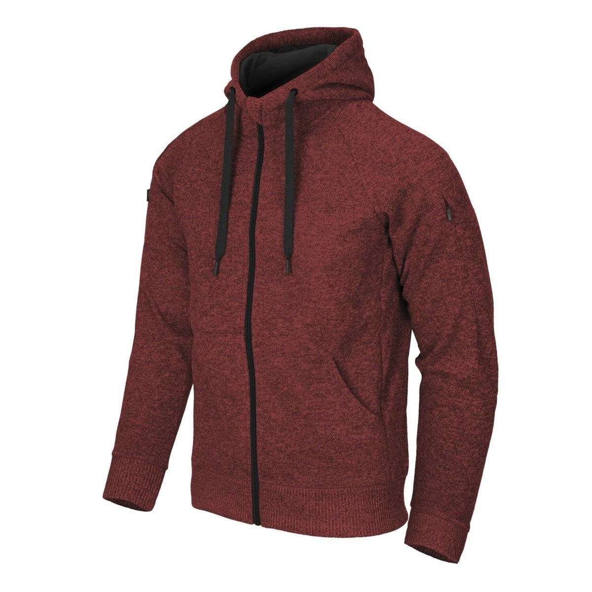 Jacket Covert Hoodie Helikon-Tex Fullzip Μελανζέ Κόκκινο | www.lightgear.gr
