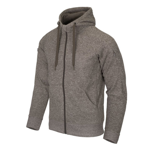 Hoodie Covert Helikon-Tex Fullzip Melange Ανοιχτό Καφέ | www.lightgear.gr