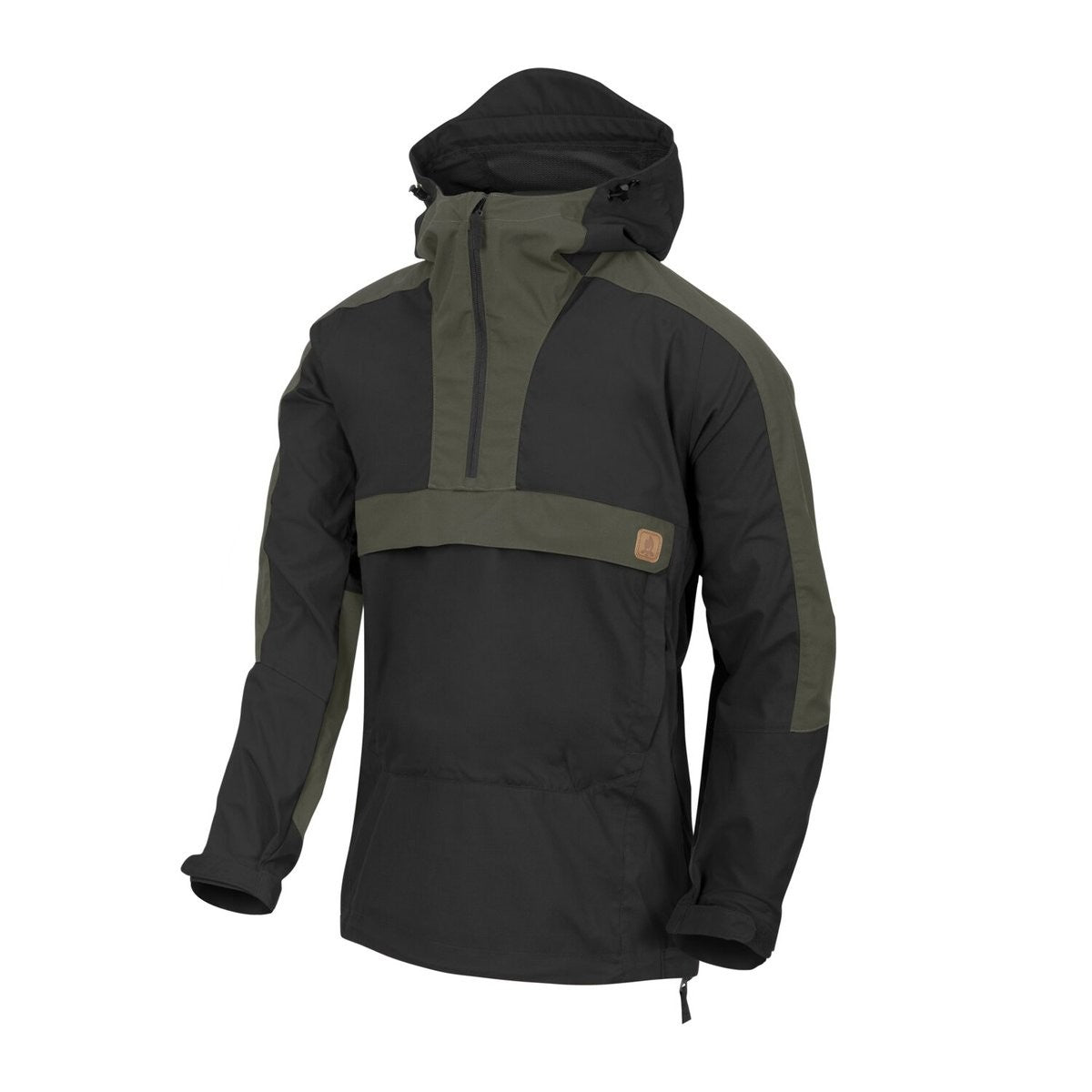 Jacket Woodsman Anorak Helikon-Tex Bushcraft Μαύρο Taiga Πράσινο | www.lightgear.gr