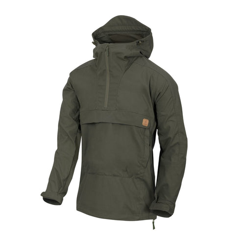 Jacket Woodsman Anorak Helikon-Tex Bushcraft Taiga Πράσινο | www.lightgear.gr