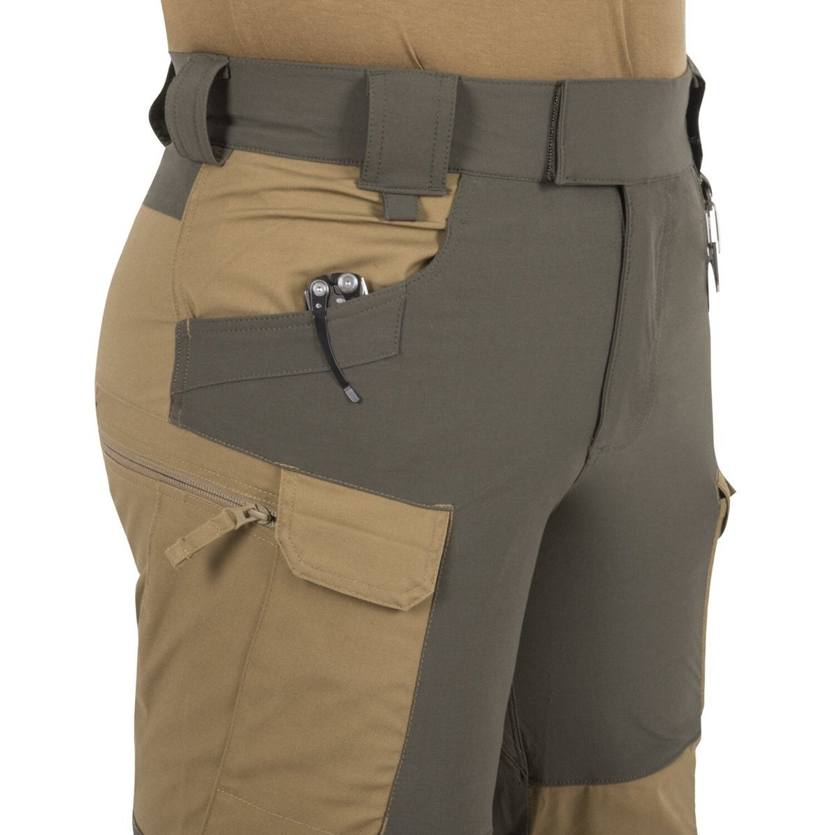 Παντελόνι HOP Helikon-Tex Outback Cloud Γκρι / Μαύρο | www.lightgear.gr