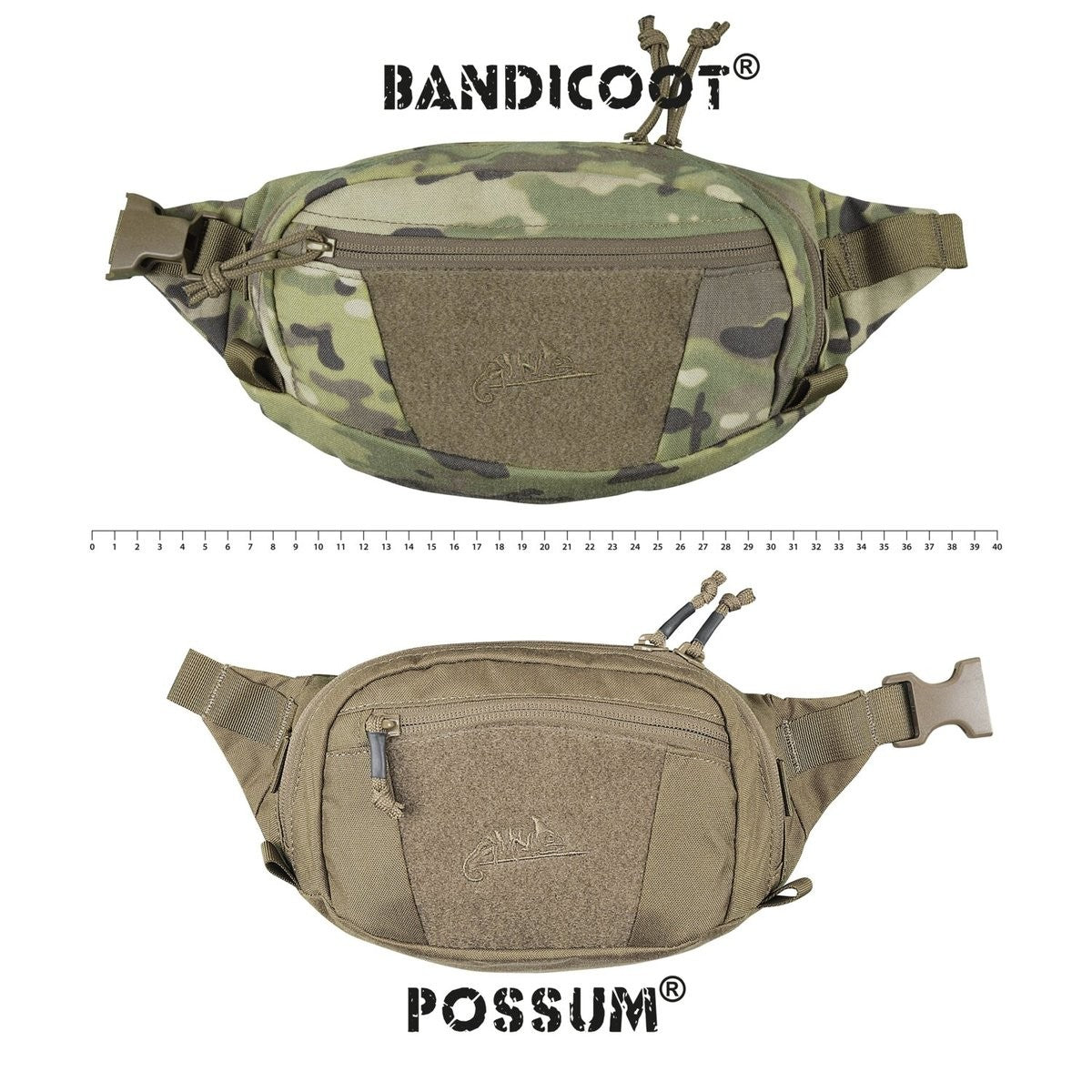 Τσαντάκι Μέσης Possum Helikon-Tex Urban RAL 7013 | www.lightgear.gr