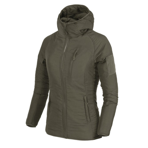 Jacket Wolfhound Hoodie Γυναικείο Helikon-Tex Outback Windpack Nylon Taiga Πράσινο | www.lightgear.gr