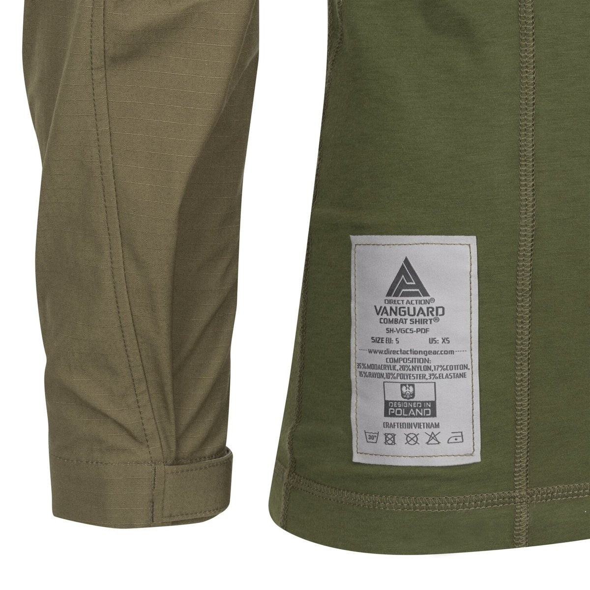 Combat Shirt Direct Action Vanguard RAL 7013 | www.lightgear.gr