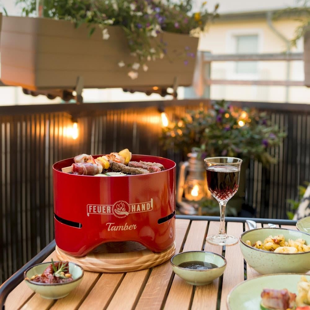 Table Top Grill Feuerhand Κόκκινο | www.lightgear.gr