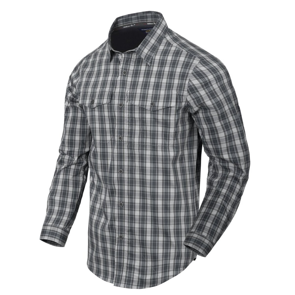 Πουκάμισο Concealed Carry Helikon-Tex Foggy Γκρι Plaid Law Enforcement | www.lightgear.gr
