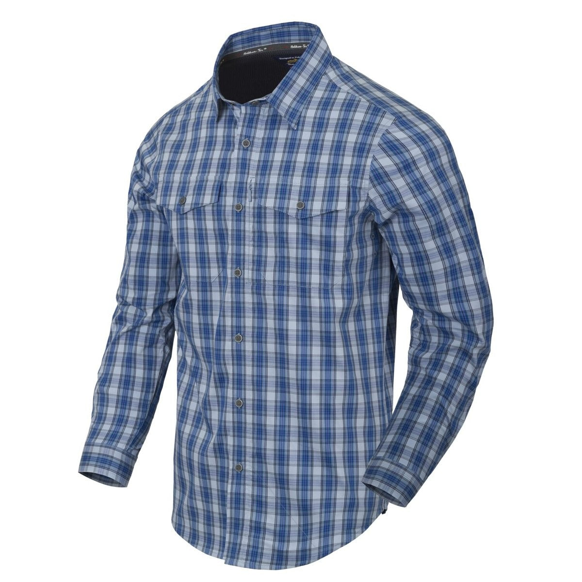Πουκάμισο Concealed Carry Helikon-Tex Ozark Μπλε Plaid | www.lightgear.gr