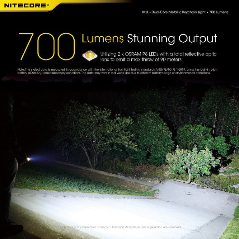 Φακός Επαναφορτιζόμενος Nitecore LED TIP SE | www.lightgear.gr