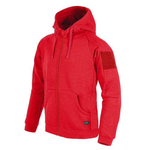 Jacket Urban Hoodie Lite Helikon-Tex Fullzip Κόκκινο | www.lightgear.gr