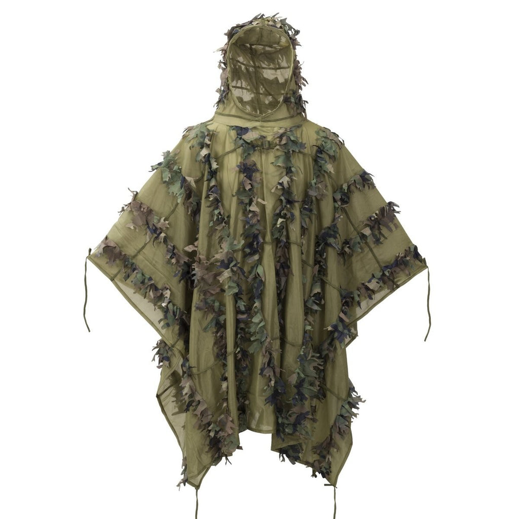 Πόντσο Leaf Ghillie Helikon-Tex Patrol US Woodland One Size | www.lightgear.gr