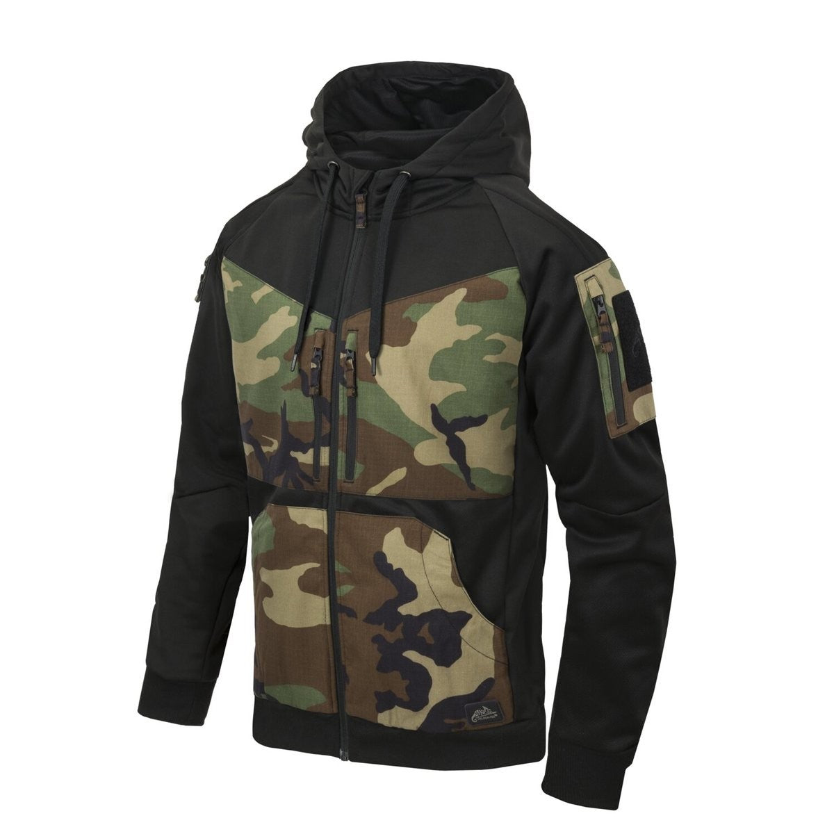 Jacket Rogue Hoodie Helikon-Tex Fullzip Μαύρο / US Woodland Urban | www.lightgear.gr