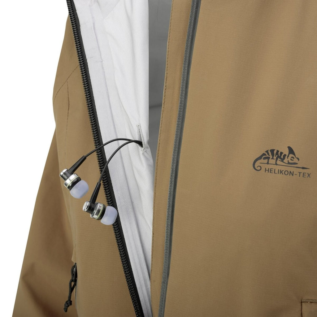 Jacket Squall Hardshell Helikon-Tex Outback TorrentStretch Μαύρο | www.lightgear.gr