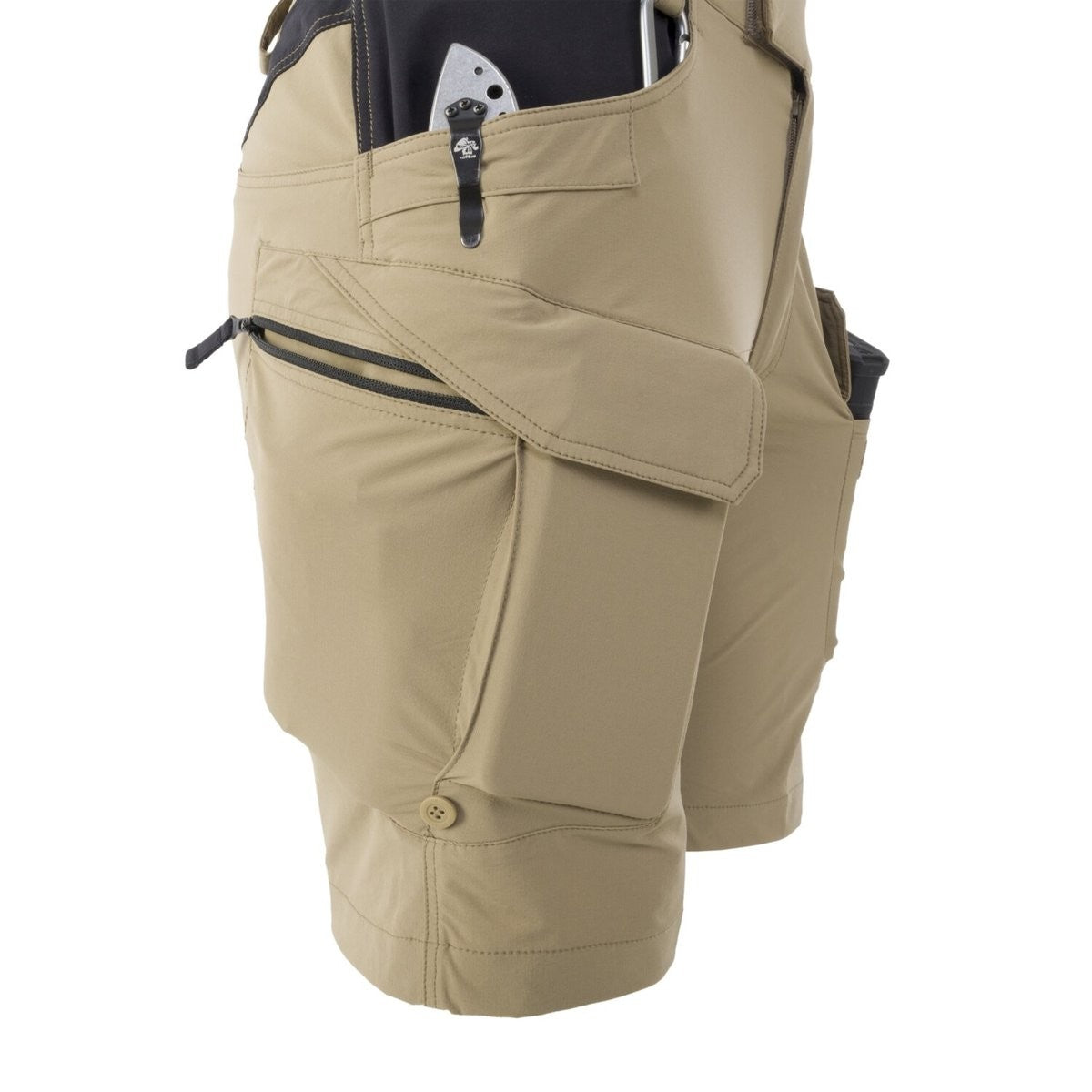 Βερμούδα Γυναικεία Helikon-Tex Outback OTP Μαύρο / Shadow Γκρι | www.lightgear.gr