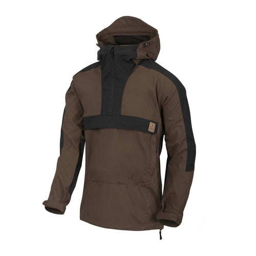 Jacket Woodsman Anorak Helikon-Tex Bushcraft Καφέ / Μαύρο | www.lightgear.gr