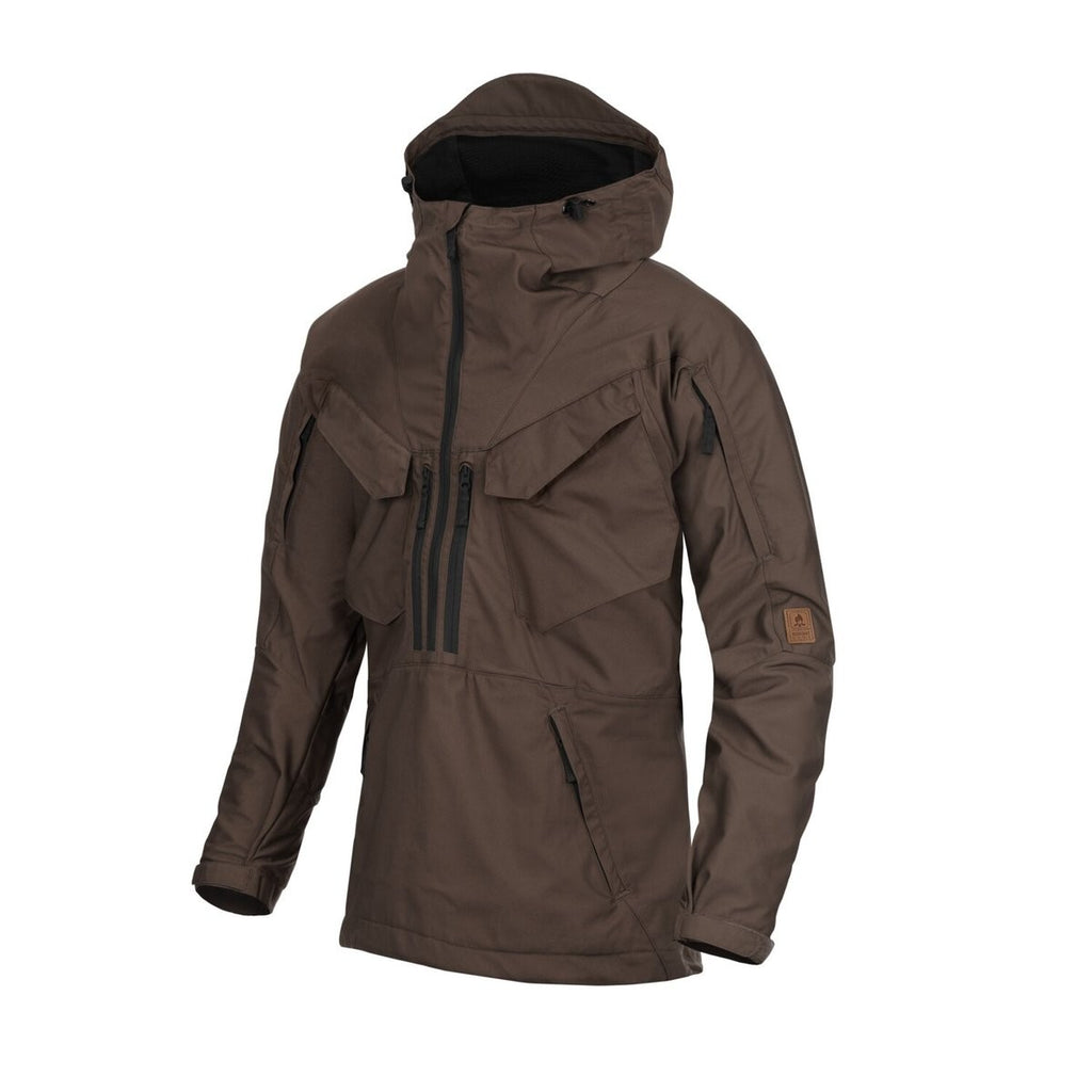 Jacket Pilgrim Anorak Helikon-Tex Bushcraft Καφέ Μαύρο | www.lightgear.gr