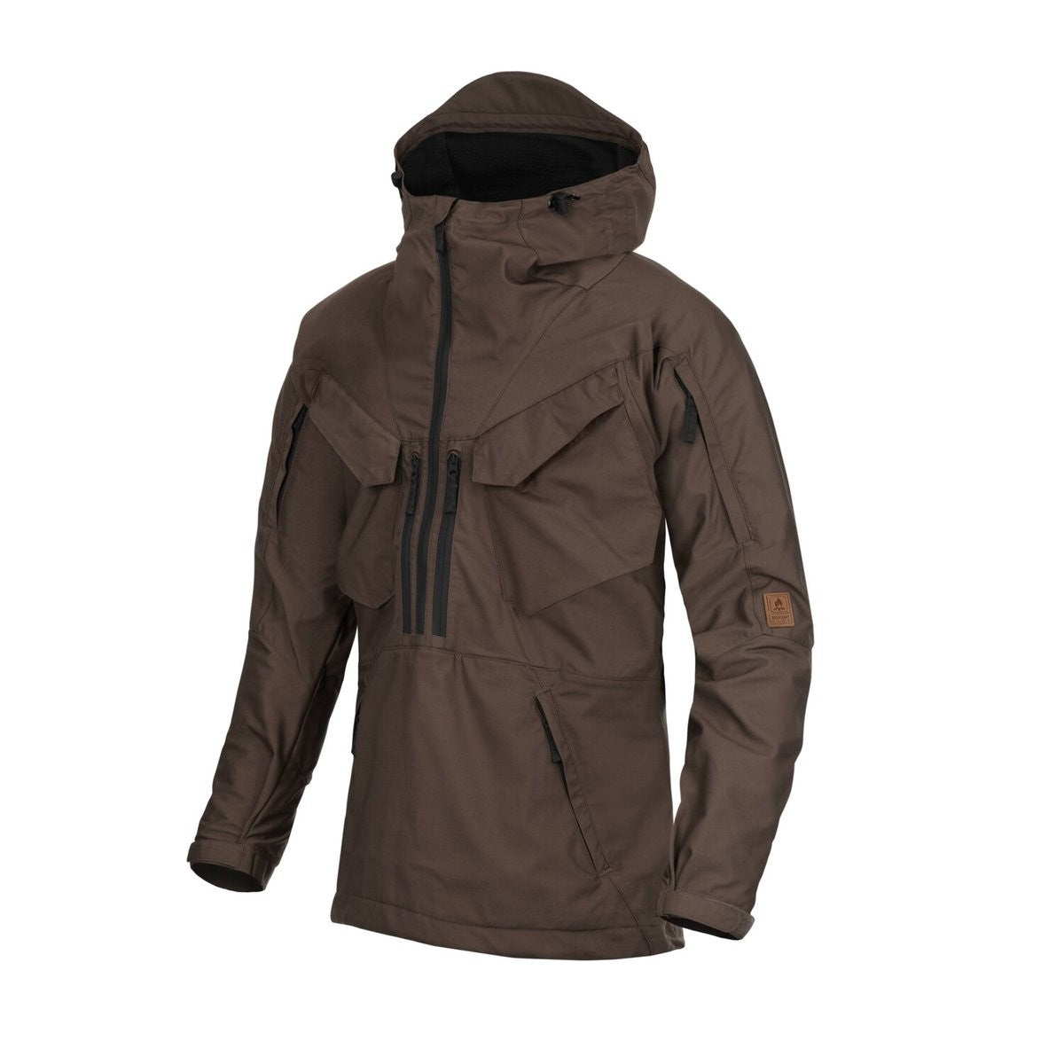 Jacket Pilgrim Anorak Helikon-Tex Bushcraft Καφέ Μαύρο | www.lightgear.gr