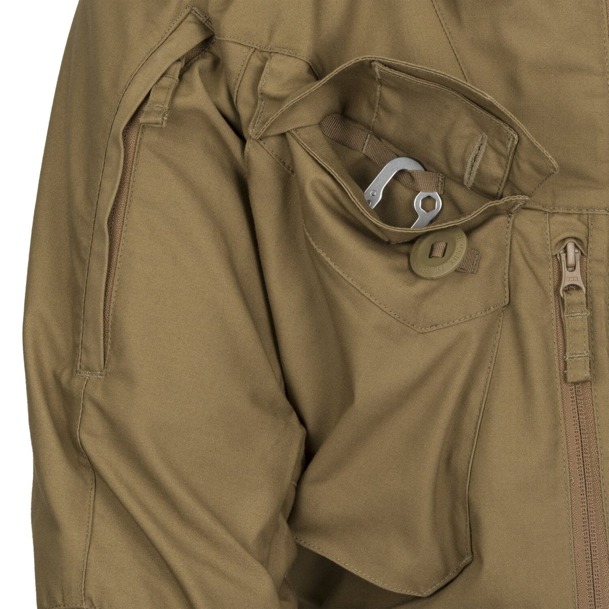 Jacket Pilgrim Anorak Helikon-Tex Bushcraft Καφέ Μαύρο | www.lightgear.gr