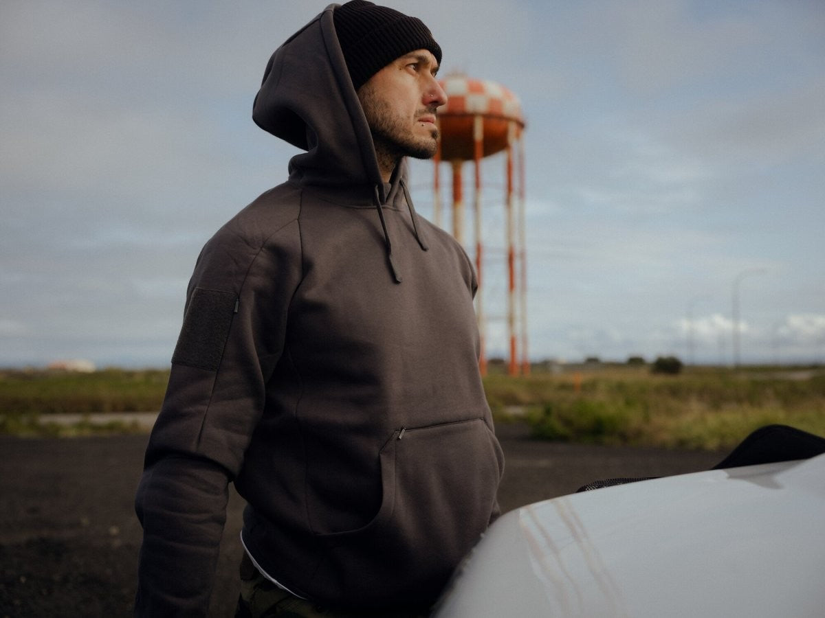 Jacket Urban Hoodie Lite Helikon-Tex Kangaroo Μαύρο | www.lightgear.gr