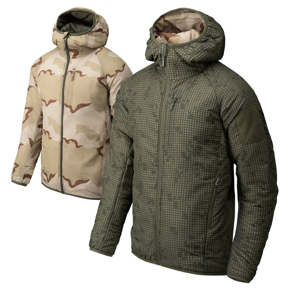 Jacket Reversible Wolfhound Hoodie Helikon-Tex Outback Windpack Nylon Desert Night Camo/US Desert | www.lightgear.gr
