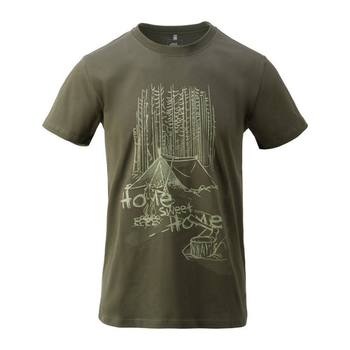 T-Shirt Helikon-Tex Bushcraft Taiga Πράσινο | www.lightgear.gr