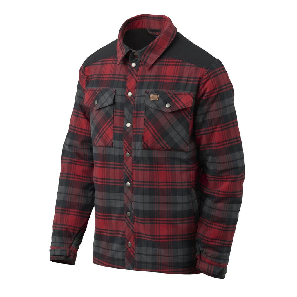 Πουκάμισο Warden Helikon-Tex Slate Crimson Plaid | www.lightgear.gr
