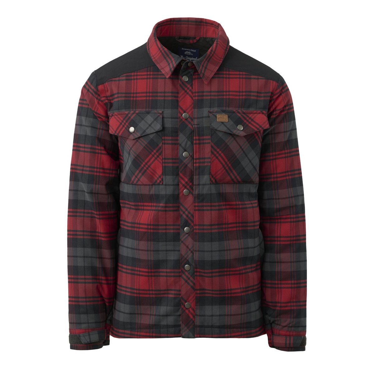 Πουκάμισο Warden Helikon-Tex Slate Crimson Plaid | www.lightgear.gr
