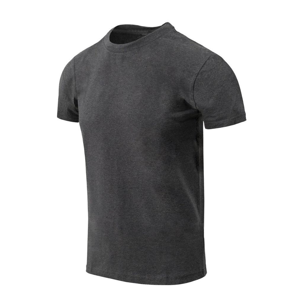 T-Shirt Slim Organic Helikon-Tex Patrol Μελανζέ Μαύρο Γκρι | www.lightgear.gr