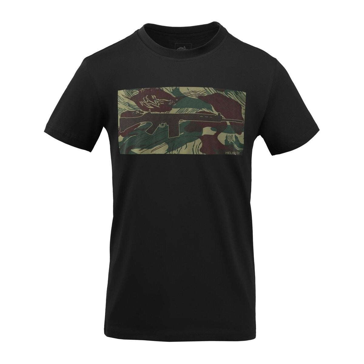 T-Shirt Helikon-Tex Urban FN FAL Μαύρο/Rhodesian Camo | www.lightgear.gr