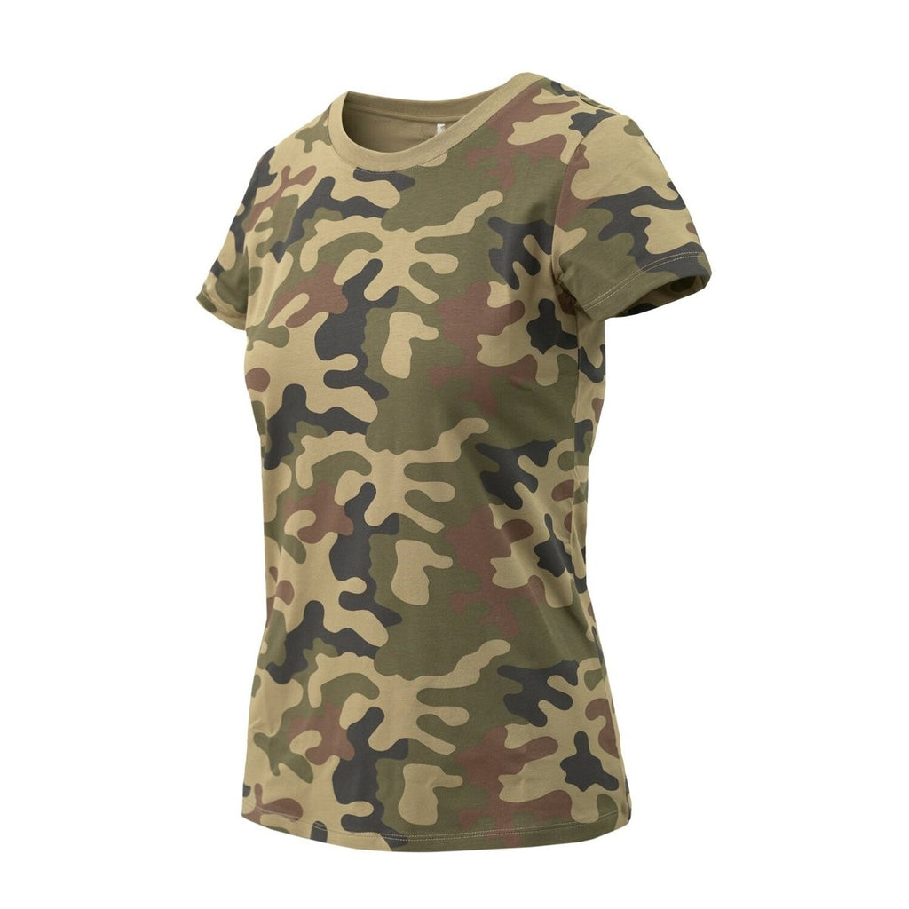 Γυναικείο T-Shirt Helikon-Tex Patrol Slim Organic PL Woodland | www.lightgear.gr