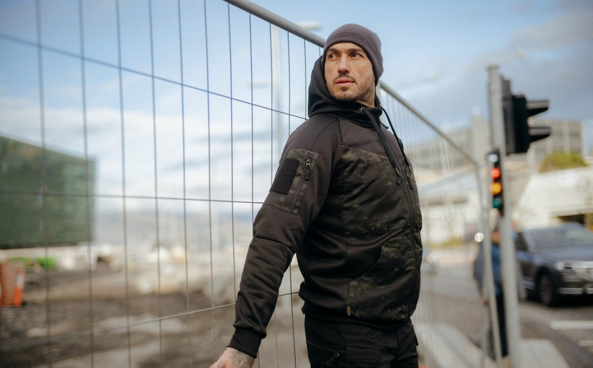 Jacket Rogue Hoodie Fullzip Helikon-Tex Urban Μαύρο/ERDL | www.lightgear.gr