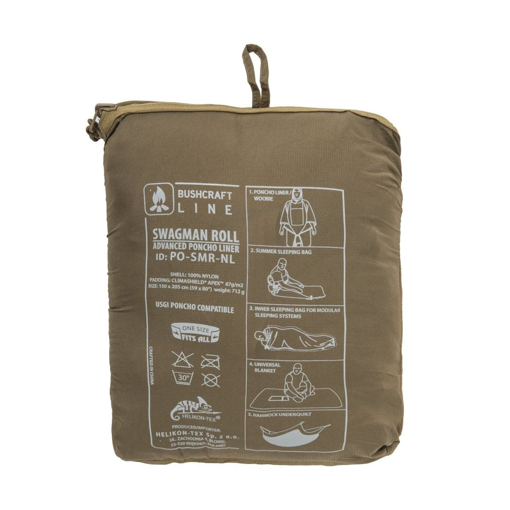 Πόντσο Swagman Roll Helikon-Tex Bushcraft Windpack Nylon One Size | www.lightgear.gr