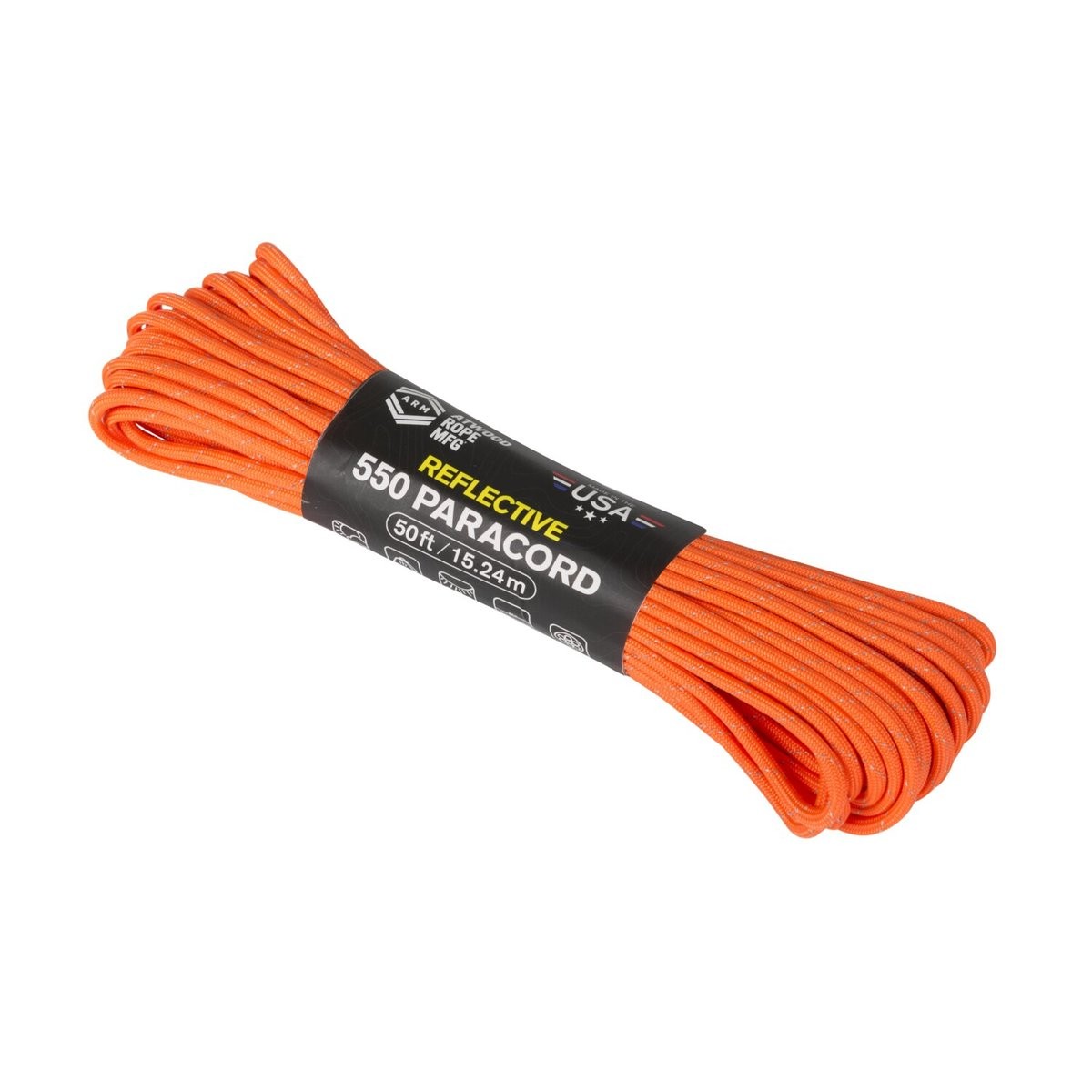 Σχοινί Paracord 550 Reflective Atwood Rope MFG 50ft | www.lightgear.gr