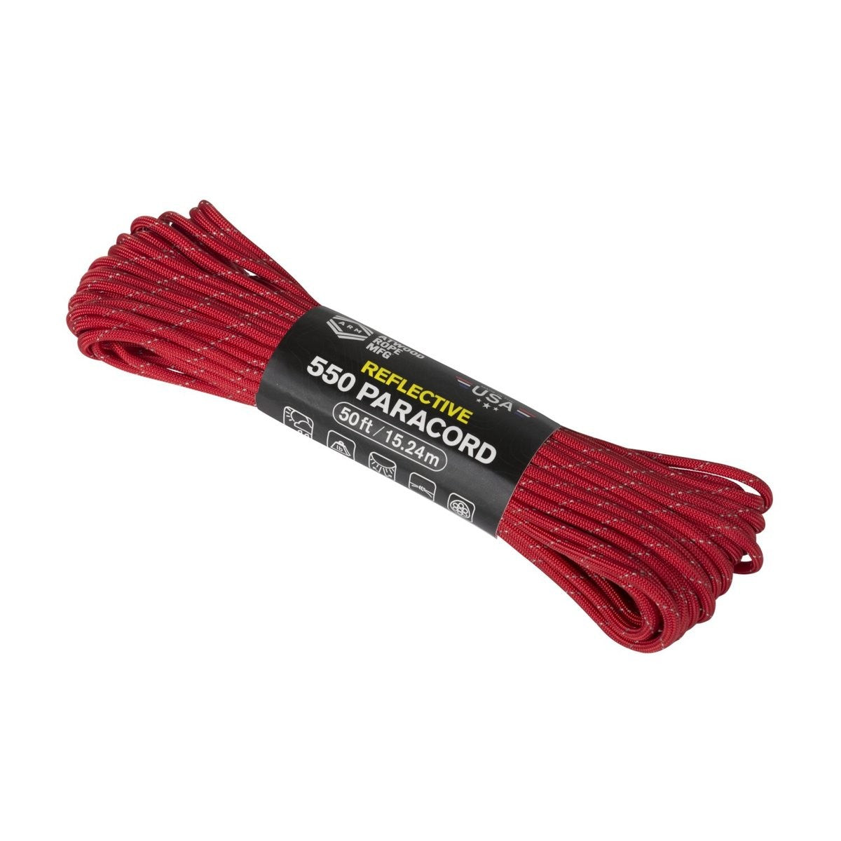 Σχοινί Paracord 550 Reflective Atwood Rope MFG 50ft | www.lightgear.gr