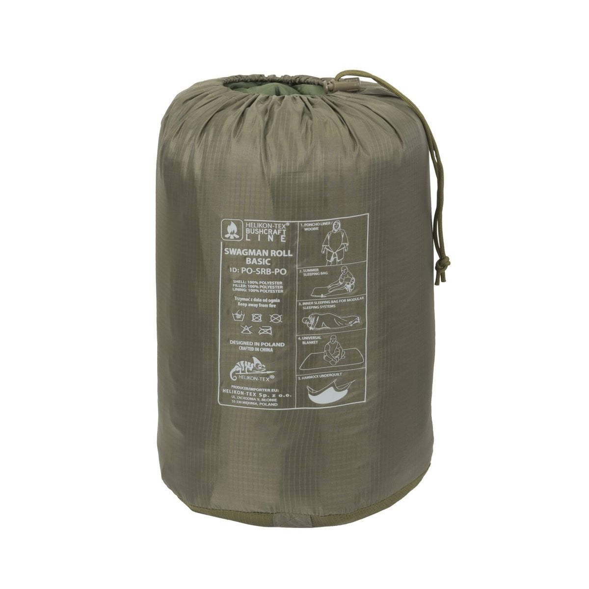 Πόντσο Swagman Roll Basic Helikon-Tex Bushcraft One Size | www.lightgear.gr