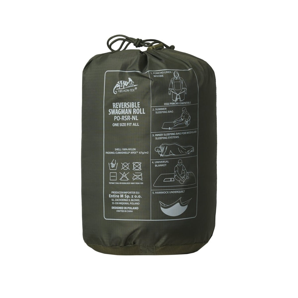 Πόντσο Reversible Swagman Roll Helikon-Tex Windpack Nylon One Size | www.lightgear.gr