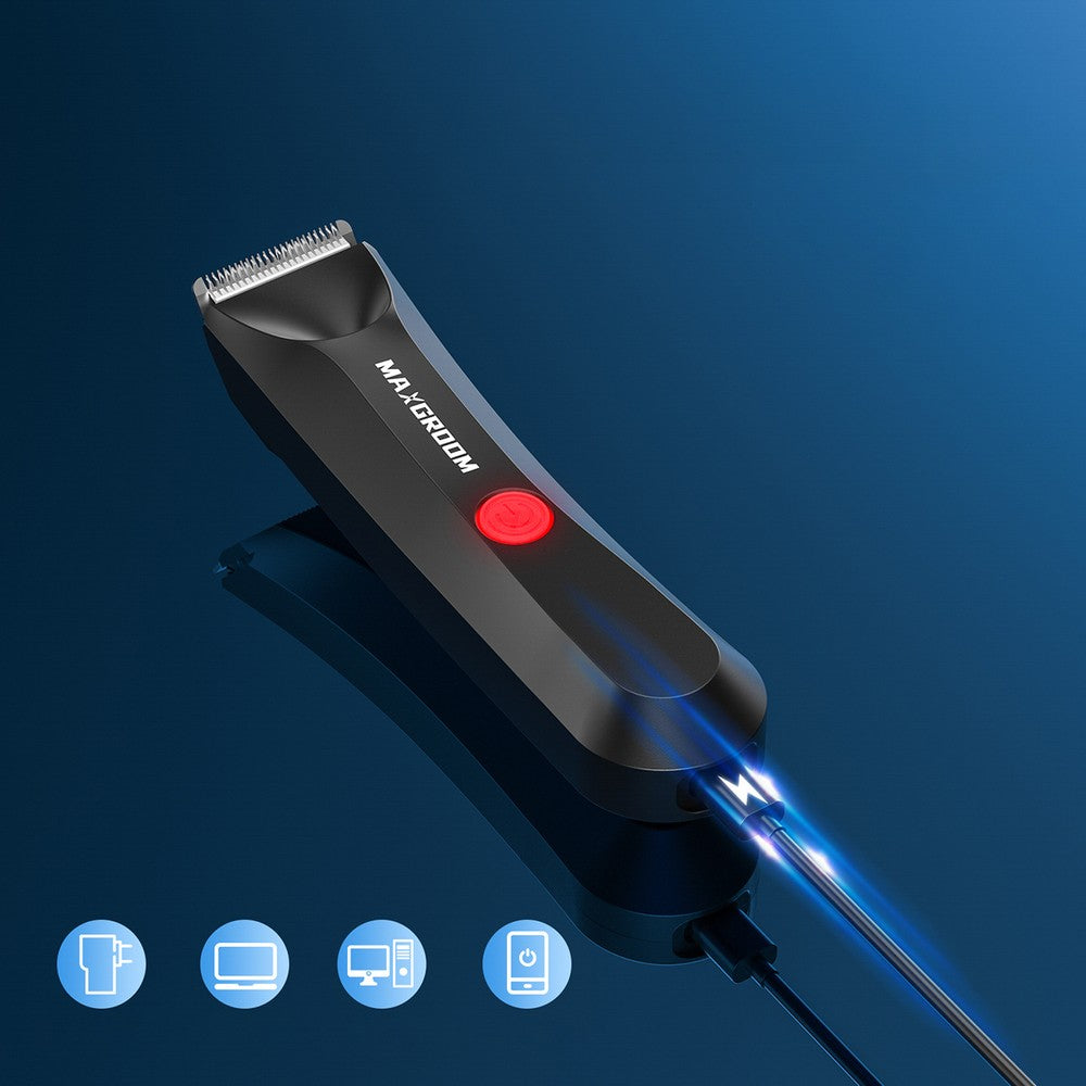 Trimmer MAXGROOM RFCD-9087 Πολυλειτουργικό Με Φως LED Μαύρο | www.lightgear.gr