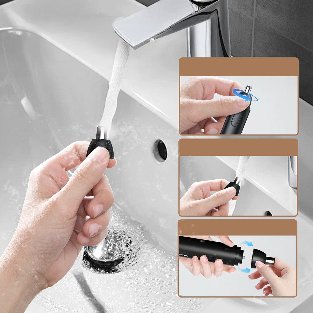 Κουρευτική Μηχανή MAXGROOM GT2220A Μύτης Αυτιών Φρυδιών Μαύρο | www.lightgear.gr