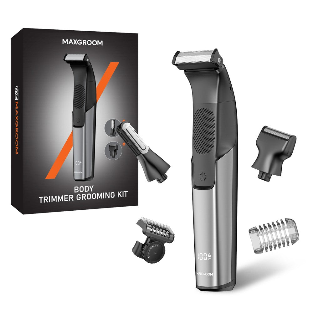 Τρίμερ MAXGROOM M-319 Πολυλειτουργικό Με Ανταλλακτικές Κεφαλές Μαύρο | www.lightgear.gr