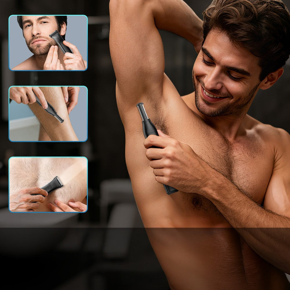 Τρίμερ MAXGROOM M-319 Πολυλειτουργικό Με Ανταλλακτικές Κεφαλές Μαύρο | www.lightgear.gr