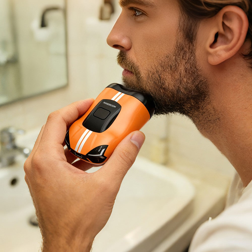 Ξυριστική Μηχανή MAXGROOM M-501 Πορτοκαλί | www.lightgear.gr