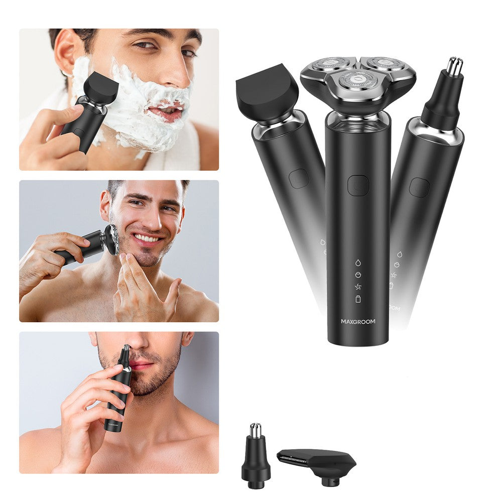 Ξυριστική Μηχανή MAXGROOM M-8012 3-in-1 Μαύρο | www.lightgear.gr
