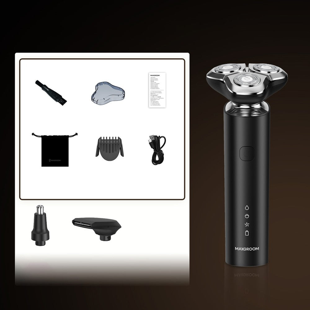 Ξυριστική Μηχανή MAXGROOM M-8012 3-in-1 Μαύρο | www.lightgear.gr
