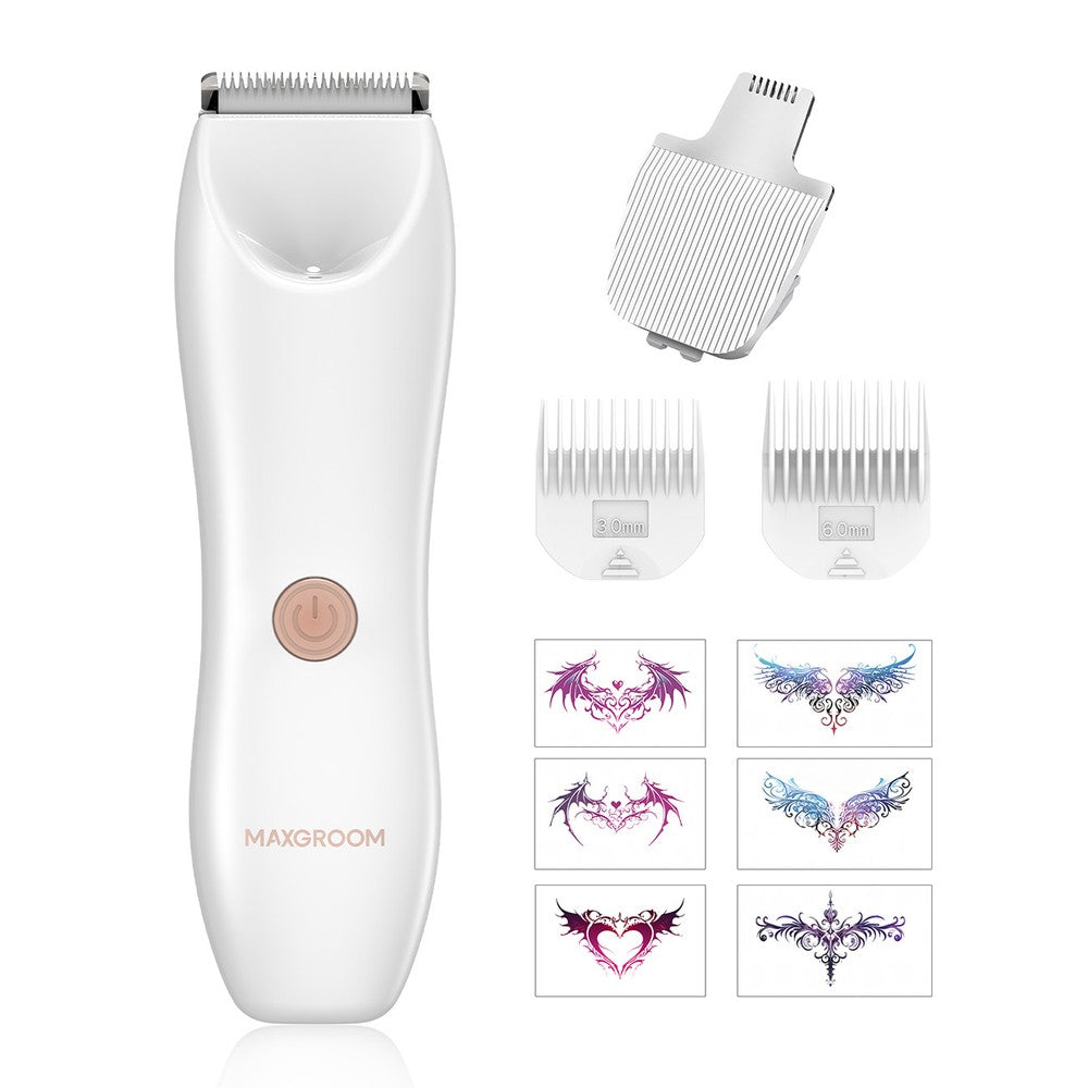 Trimmer Σώματος Και Προσώπου MAXGROOM M-9082 2-in-1 Λευκό | www.lightgear.gr