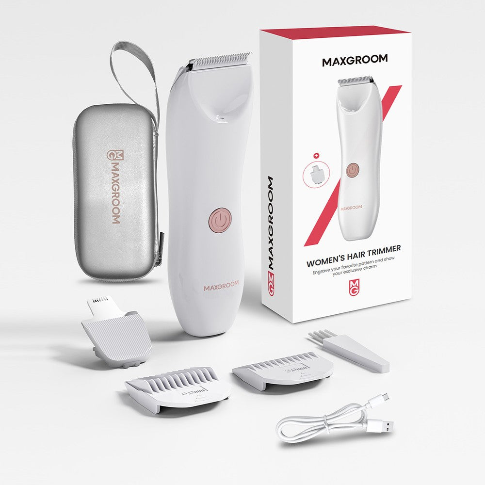 Trimmer Σώματος Και Προσώπου MAXGROOM M-9082 2-in-1 Λευκό | www.lightgear.gr