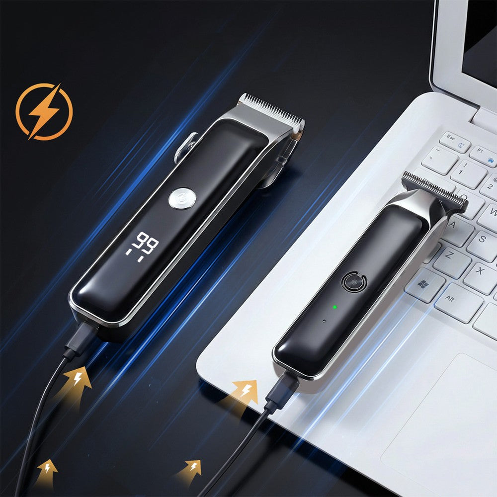 Κουρευτική Μηχανή MAXGROOM M608 Με Trimmer Μαύρο | www.lightgear.gr