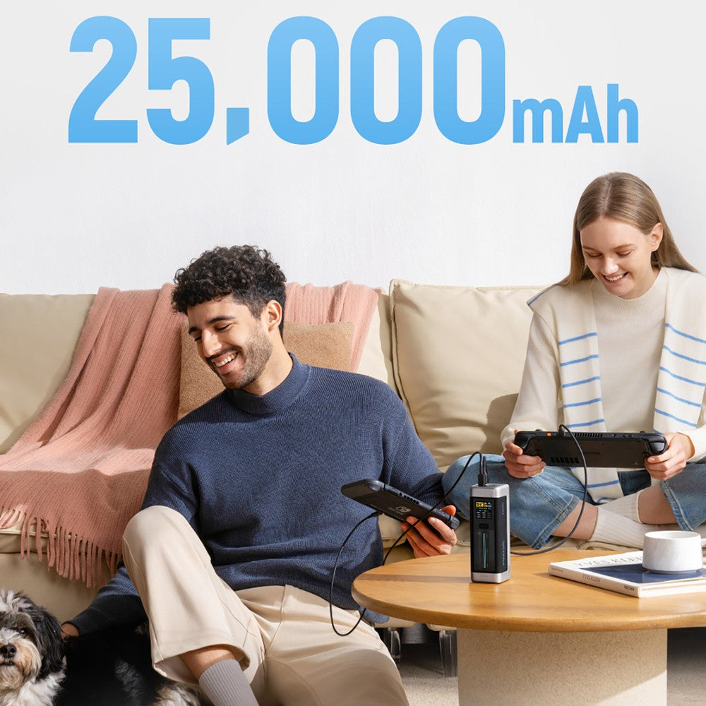 Powerbank Cuktech CUK00P23GLBK 210W 25000mAh Μαύρο | www.lightgear.gr